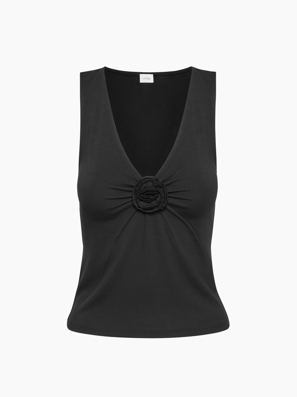 WILFRED Goodlux Bloom Top in Black
